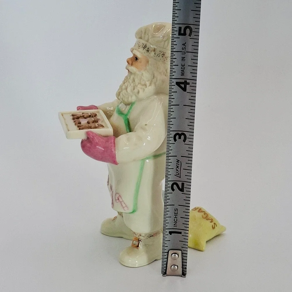 Lenox Treasured Santa Collection Figurine - Cookies From Santa